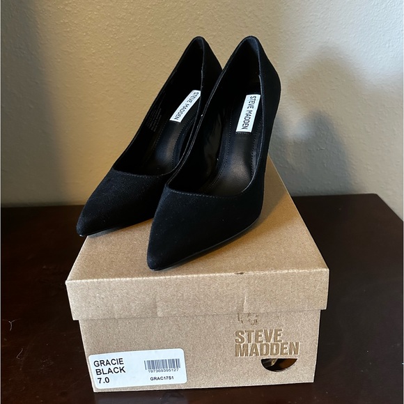 Steve Madden Shoes - Steve Madden Gracie Black Heels